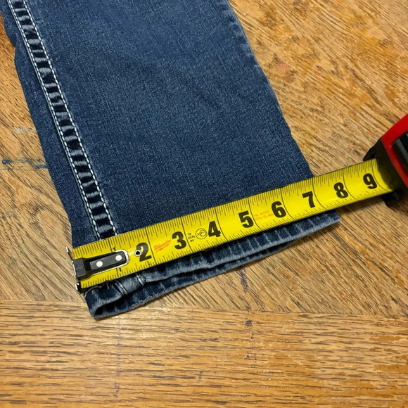 BKE Carter Jeans Straight Leg Mens Size 34 X 30 Regular Distressed Dark Wash - Picture 7 of 7